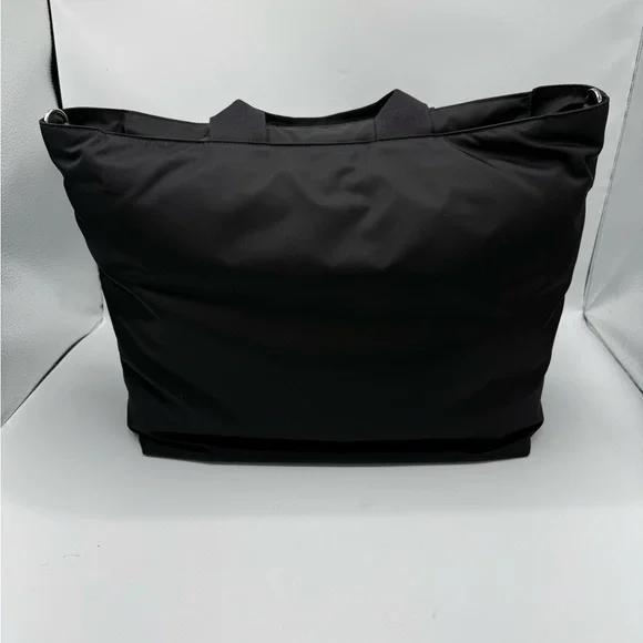 NWT PRADA Re-Nylon/ Leather Padded Large Black tote/ shopping Bag Crossbody mens - Picture 5 of 17